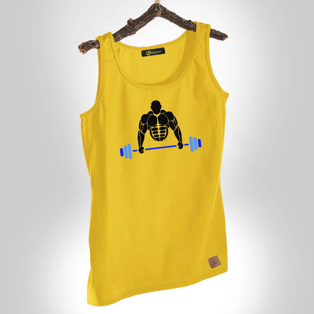 Fitness Gym 010 Tank Top (sando) for Men Permanent Print