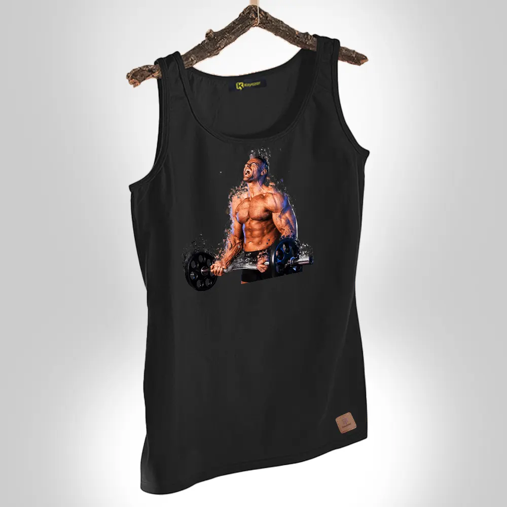Fitness Gym 009 Tank Top (sando) for Men Permanent Print