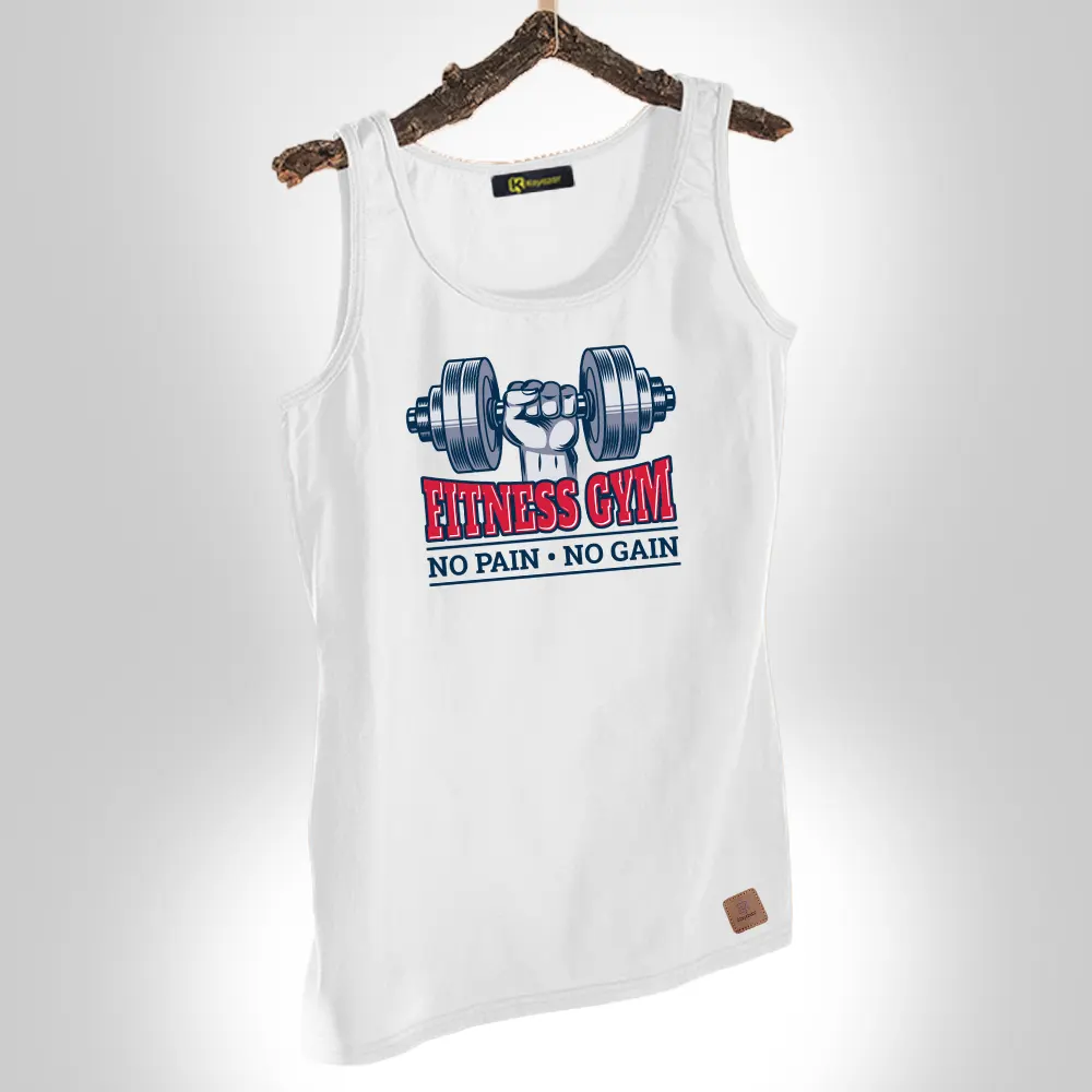 Fitness Gym 002 Tank Top (sando) for Men Permanent Print
