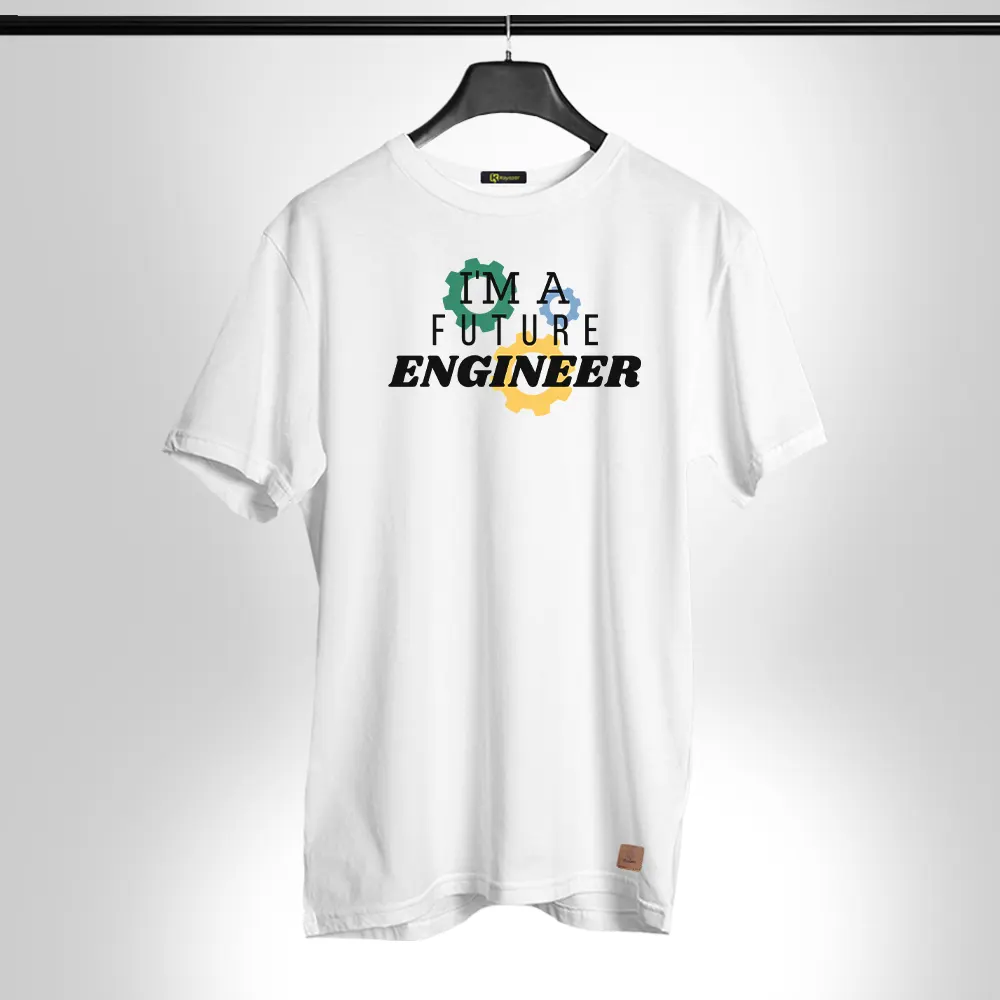 I Am Future Engineer Permanent Print T Shirt Engineer 015