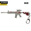 PUBG Guns Keychain M416 Red Grey