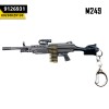 PUBG Guns Keychain M249