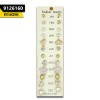 Month stud set round glitter set 12 pairs