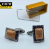 Modern Men's Cufflinks Brown Marlbe