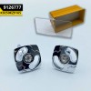 Modern Men's Cufflinks Silver Hollow Square