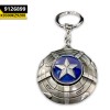 Spinner Keychains Captain America Shield Grey