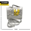 Womens Mobile Pouch (Horizontal) Little Tiger Glitter Grey