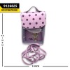 Vertical Mobile Pouch Polka Dot Purple