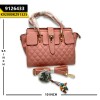 Leather Hand Bag Medium Pink