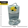 Vertical Mobile Pouch Sky Blue Lemon