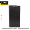 Balisi Unisex Wallet Bi-Fold Plain Round B Logo Brown