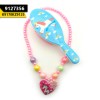 Kids Necklace L.Pink With Sky Blue H.Brush