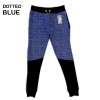 Men's French Terry Trousers (Dotted-Blue)