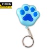 Cat paw Light & Sound Blue Keychain
