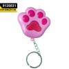 Cat paw Light & Sound Pink Keychain