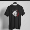 Men's T-Shirt Money Heist Mask (Permanent Print)