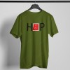 Men's T-Shirt Round Neck Hip Hop (Permanent Print)